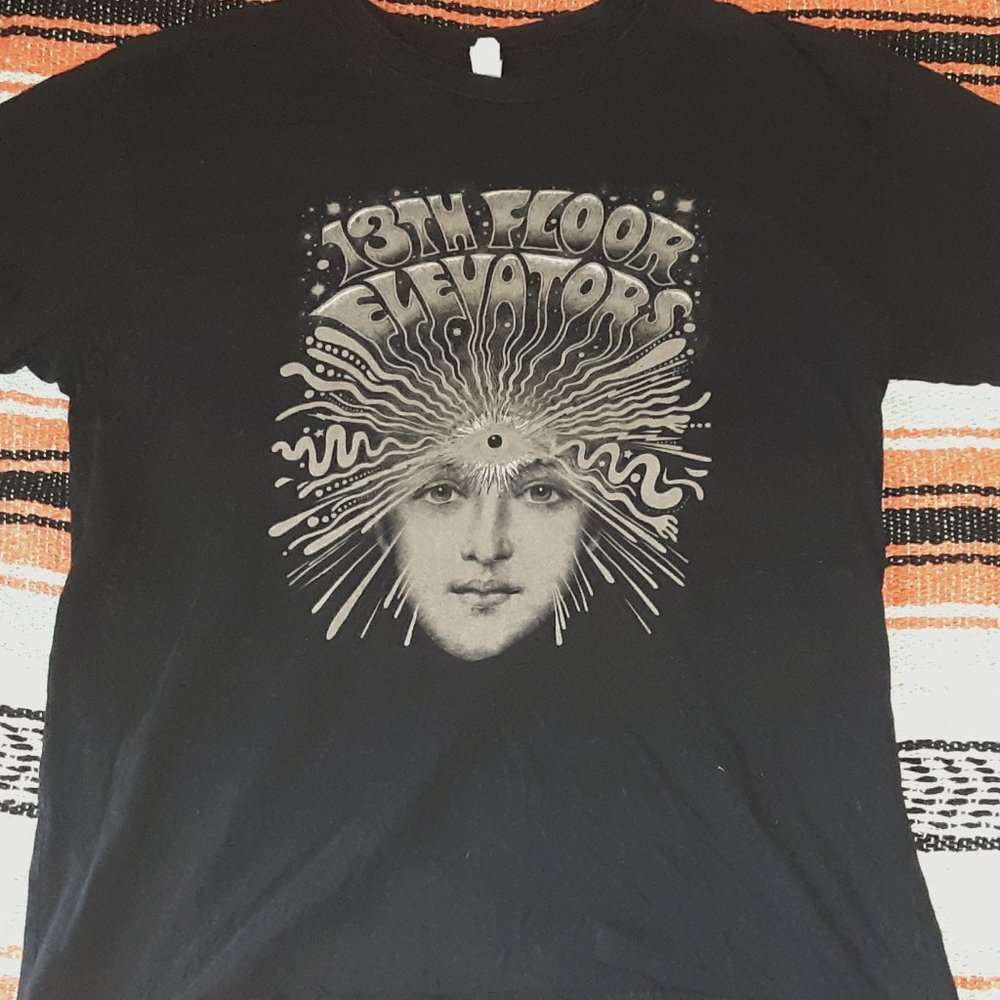 Black 13th Floor Elevators T Shirt M/S